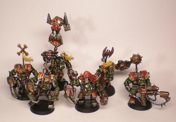 Ork Boyz ( 10 ) Orks Combat Patrol Warhammer 40k Ork Nob Klaw Rokkit Boys Orcs E - Foto 8